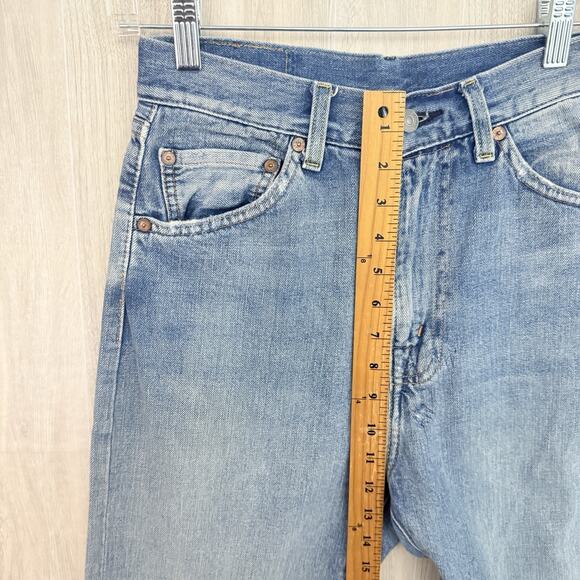 Levi's 701 Jeans Womens 26 Selvedge Big Hidden Rivets Light Wash Denim - Picture 16 of 16